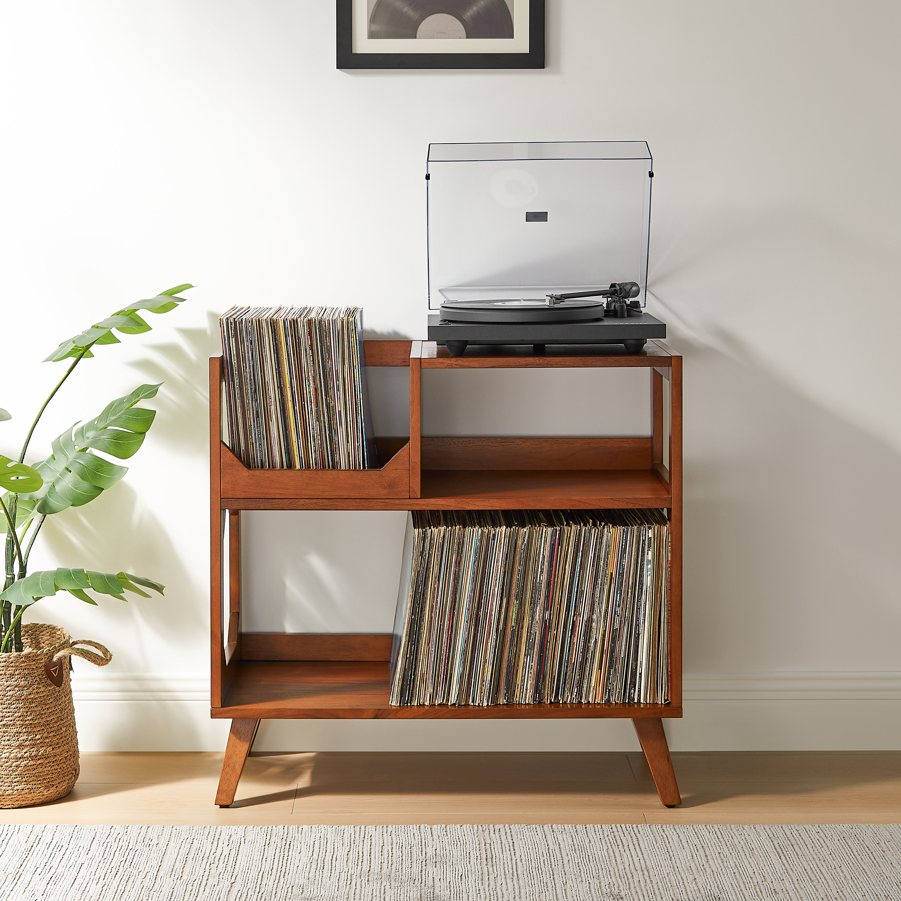 George Oliver Barajas Medium Record Storage Console & Reviews